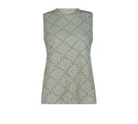 Womens Distressed Jersey Tank Top with Floral Print CMP Vert 3XL