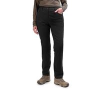 Women's District Everyday Smart Jeans, Water Repellent Stretchy Ladies Pants - Black, 12 Regular