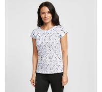 Women's Ditsy Print Short Sleeved Tee - White, White 12