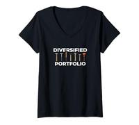 Women's Diversified Portfolio Hammer Construction Builder V-Neck T-Shirt