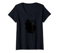 Womens Divine Guide: Semar, The Sage of Indonesian Wayang V-Neck T-Shirt