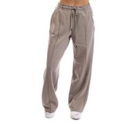 Women's DKNY Embellished Logo Print Leg Pant in Brown