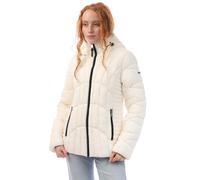 Women's DKNY Zip Front Packable Jacket in White