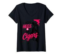 Womens Do Not Give Me A Cigarette Anti-Smoking Statement Tee V-Neck T-Shirt
