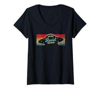 Womens Do Not Resist The Beam UFO Abduction Alien Extra-Terrestrial V-Neck T-Shirt