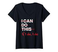 Women's Do This Or Die Trying Casual V-Neck T-Shirt