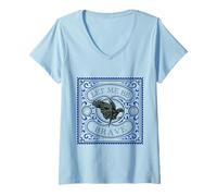 Womens Doctor Clara Let Me Be Brave Who Face the Raven V-Neck T-Shirt