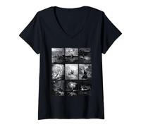 Women's Don Quixote Illustrations by Gustave Dore V-Neck T-Shirt