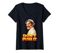 Women's Don Ramon, Don't Push It V-Neck T-Shirt