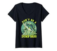 Women's Don’t Be a Dumb Bass V-Neck T-Shirt