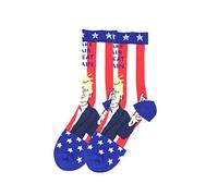 Women's Donald Trump Republican Fun Novelty Socks "Make Hair Great Again"