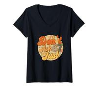 Womens Don't Ask Just 67 Retro Six Seven Meme 6 7 Ventage V-Neck T-Shirt