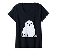 Women's Don't Be A Clapping Seal V-Neck T-Shirt