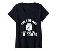 Womens Don't Be Mad Just Cause I'm a Lil' Cooler V-Neck T-Shirt