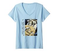 Womens Don't Get Lost in The Darkness (Hope Statement) V-Neck T-Shirt