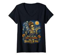 Women's Don't Let The Ugly in Others Kill The Beauty in You Van Gogh V-Neck T-Shirt