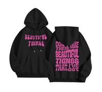Womens Don'T Take These Beautiful Things That I'Ve Got Cute Graphic Hoodies Y2K Trendy with Hood Comfort Personalized Pullover Outfits for Teens Letter Casual Vintage Sweaters Tops Black