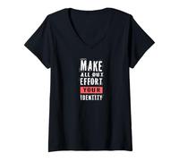 Womens Dopamine is The Process: Make All Out Effort Your Identity V-Neck T-Shirt