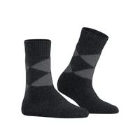 Women's dotted socks Burlington Cosy Argyle Noir 36/41
