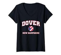Women's Dover New Hampshire (NH) V-Neck T-Shirt