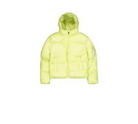 Alpha Industries Cloud Puffer Bomber Winter Jacket Women Winter Jackets for Women Size XS - Arctic Lime