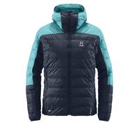 Women's down jacket Haglöfs L.I.M Down Hood (tarn Blue/frost Blue)