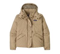 Patagonia - W's Downdrift Jacket Oar Tan Seabird Grey - S - Down jackets