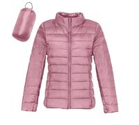 Women's Down Jacket - Puffer Coat - Lightweight & Packable - Feather Light - Plain Thinsulate Jacket