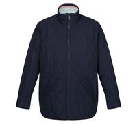 Regatta Womens Courcelle High Collar Quilted Padded Jacket Coat - Navy