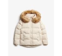 Superdry Everest 5 Baffle Puffer Jacket Beige S Woman