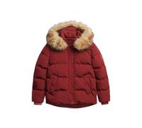 Superdry Everest 5 Baffle Puffer Jacket Red L Woman