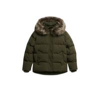 Superdry Everest 5 Baffle Puffer Jacket Green M Woman