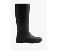 Women's Downpour Black Tall Wellington Boots - Black Patent / 7