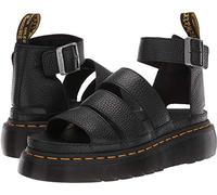 Womens Dr Matens Clarissa II Quad Cut Out Chunky Platform Strappy Sandal - Black - 9