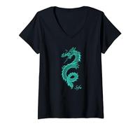 Womens Dragon Sifu Tai Chi & Qi Gong T-Shirt For Instructors V-Neck T-Shirt