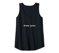Womens Drama Queen Funny Saying Sarcastic Drama Queens Tank Top