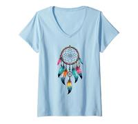Womens Dreamcatcher V-Neck T-Shirt