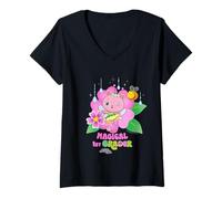 Womens DreamWorks Gabby’s Dollhouse Magical First Grader V-Neck T-Shirt