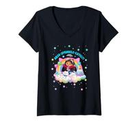 Womens DreamWorks Gabby’s Dollhouse The Movie Abso-Sprinkle-Lutely V-Neck T-Shirt