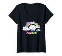 Womens DreamWorks Gabby’s Dollhouse The Movie Magical Day V-Neck T-Shirt