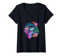 Womens DreamWorks Gabby’s Dollhouse The Movie Swirl of Magical Fun V-Neck T-Shirt