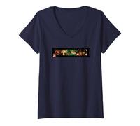 Womens DreamWorks The Bad Guys 2 Action Frames V-Neck T-Shirt