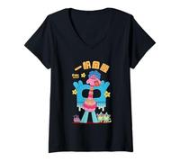 Women's DreamWorks Trolls Cooper Lunar New Year Celebration V-Neck T-Shirt