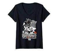 Women's DreamWorks Trolls Gruesome Twosome V-Neck T-Shirt