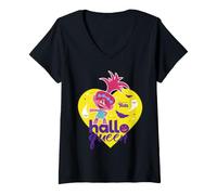 Women's DreamWorks Trolls Halloqueen V-Neck T-Shirt