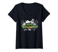 Women's DreamWorks Trolls Happy Trolloween V-Neck T-Shirt