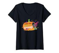 Women's DreamWorks Trolls I Like You So Much It's Spooky V-Neck T-Shirt