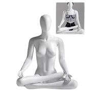 Women's Dress Form Torso Mannequin for Clothing Display, Heavy Duty Yoga Body Model Stand for Retail Boutique Apparel Showcase