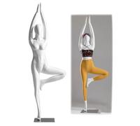 Women's Dress Form Torso Mannequin for Clothing Display, Heavy Duty Yoga Body Model Stand for Retail Boutique Apparel Showcase