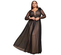 Women's dress Goddiva Corsage A-Line Noir 48